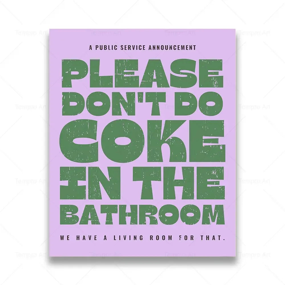 Funny Toilet Canvas Wall Art