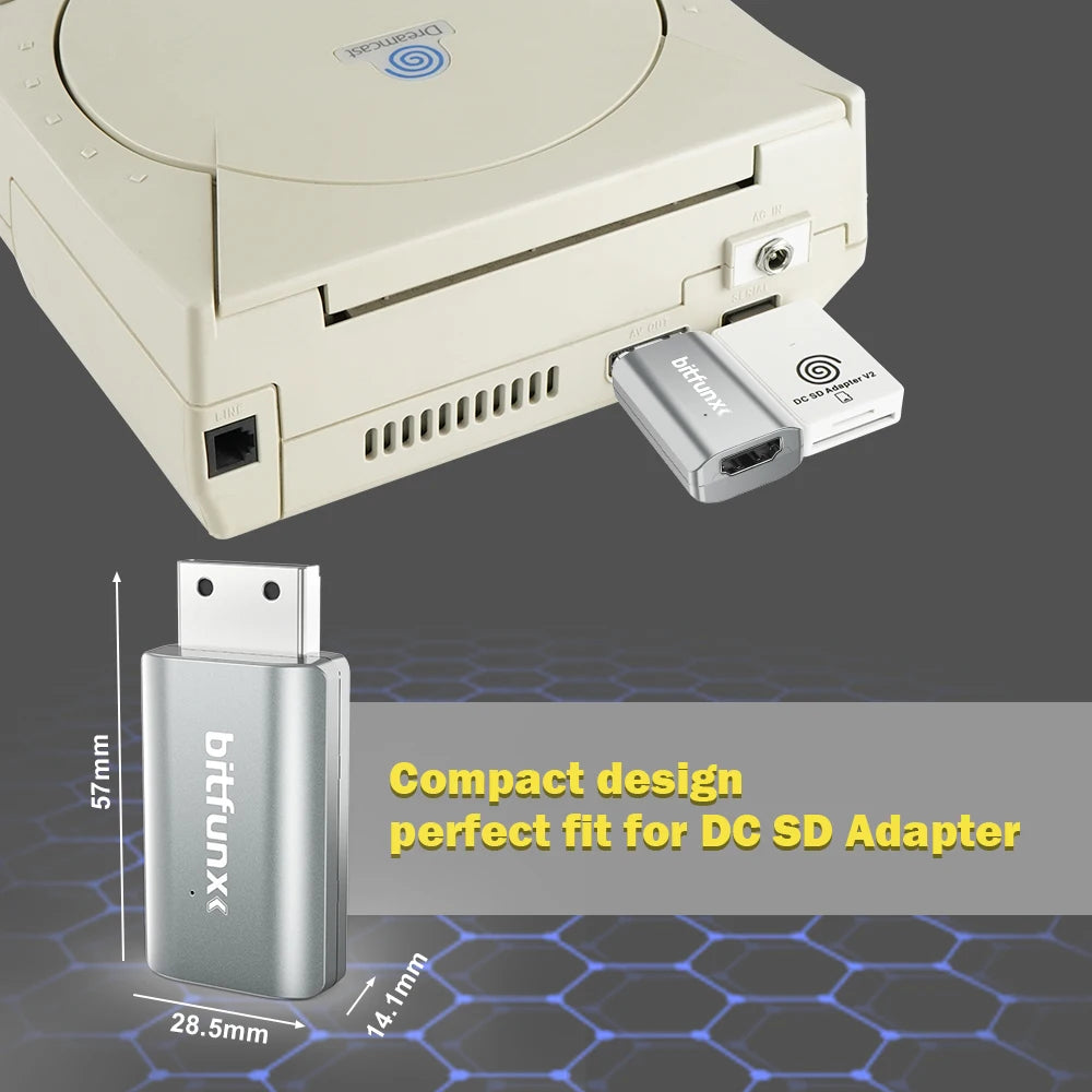 BitFunx DreamCast VGA to HDMI Adapter