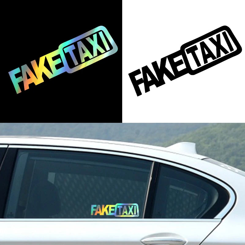 FAKE TAXI Car Sticker