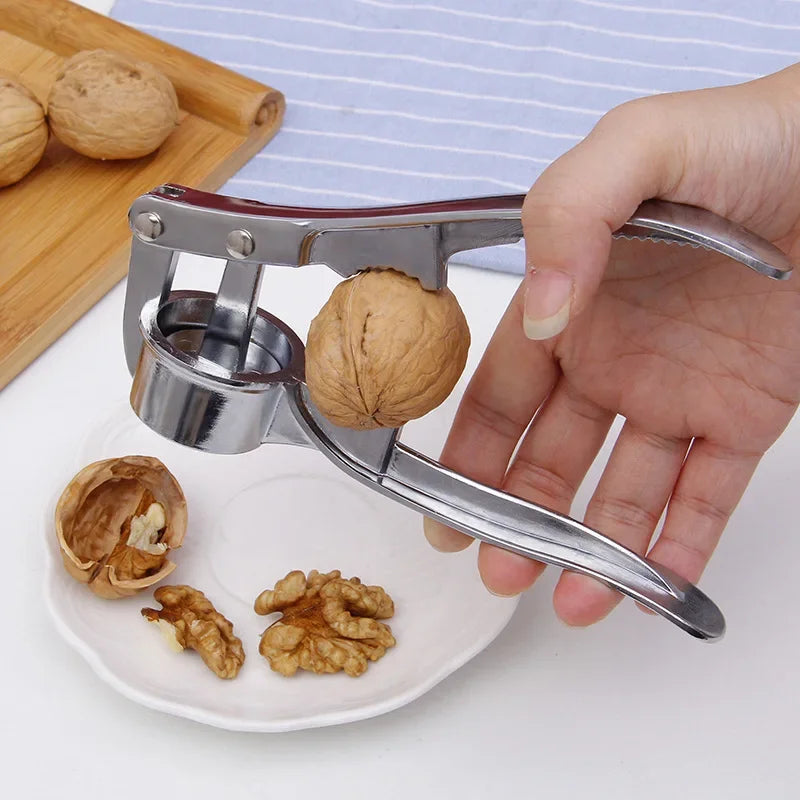 Stainless Steel Garlic Press – Manual Garlic Smasher & Mincer Tool