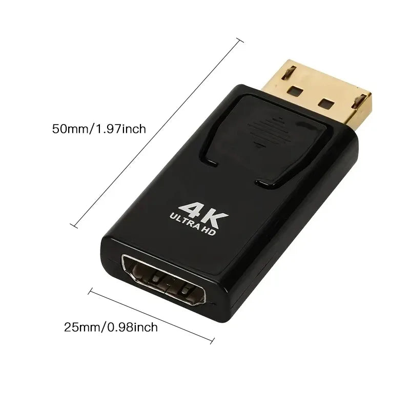 HDMI to DisplayPort 4K Adapter