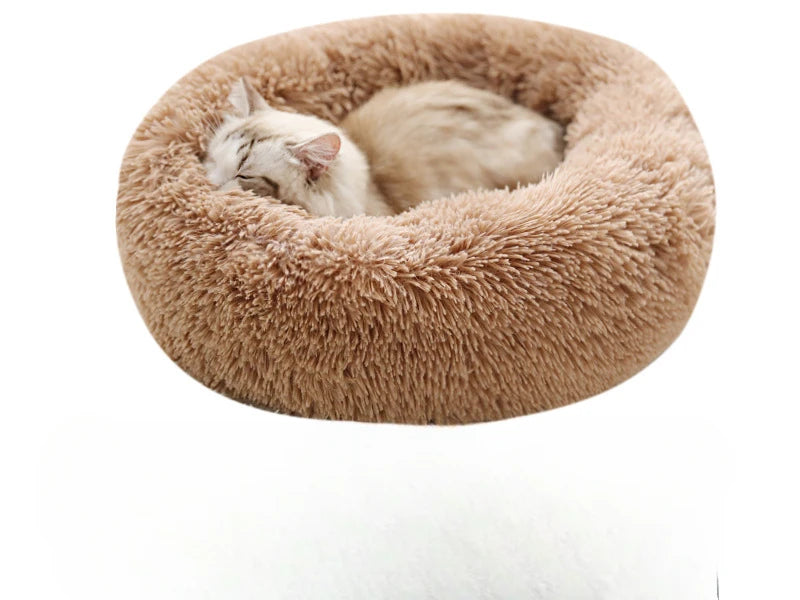 Plush Round Pet Bed