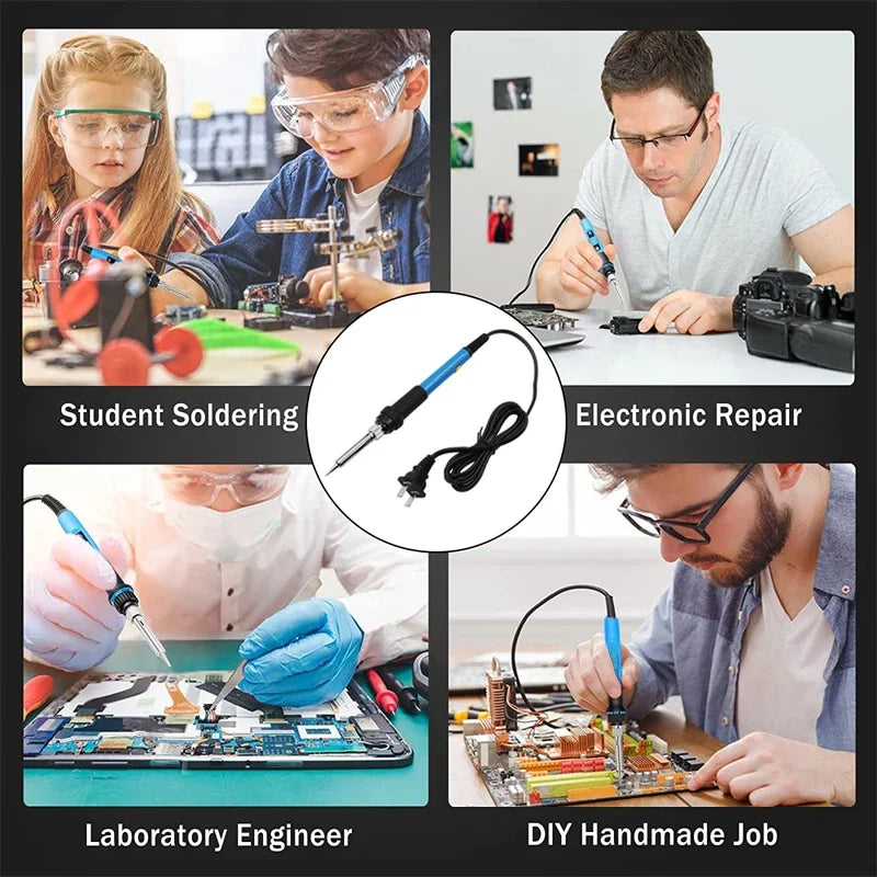 60W Adjustable Temperature Electric Soldering Iron
