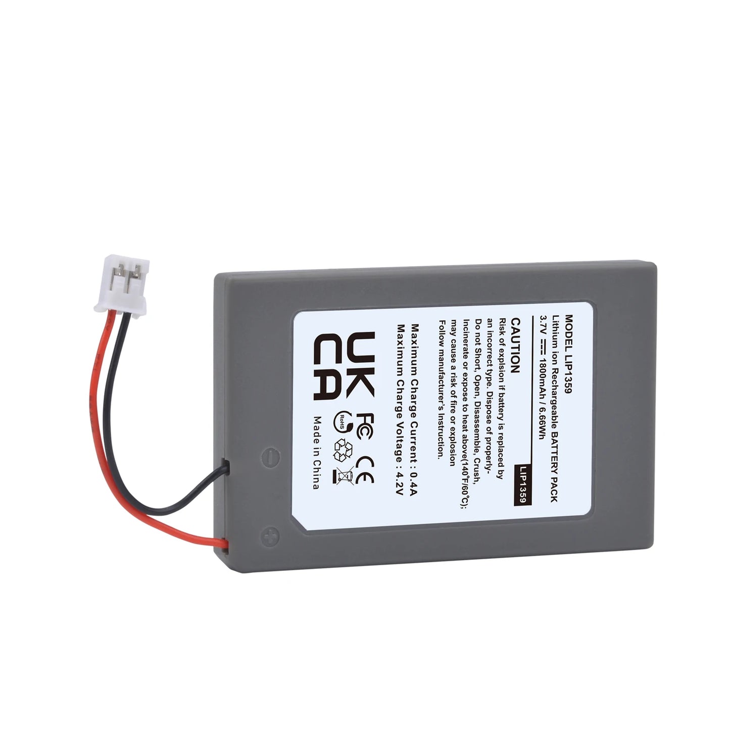 PS3 Controller Replacement Battery 1800mAh LIP1359