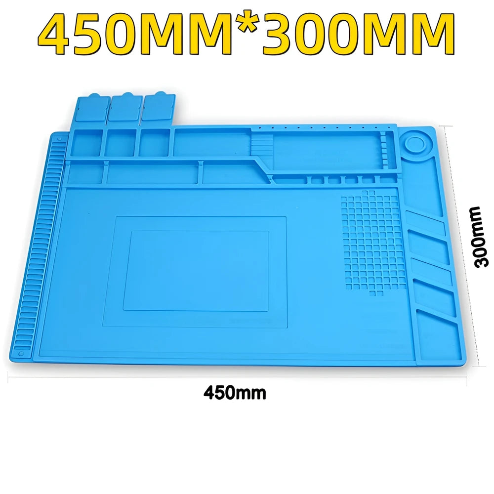 Silicone Soldering Mat – ESD Antistatic Heat Insulation Pad for Electronics & Phone Repair