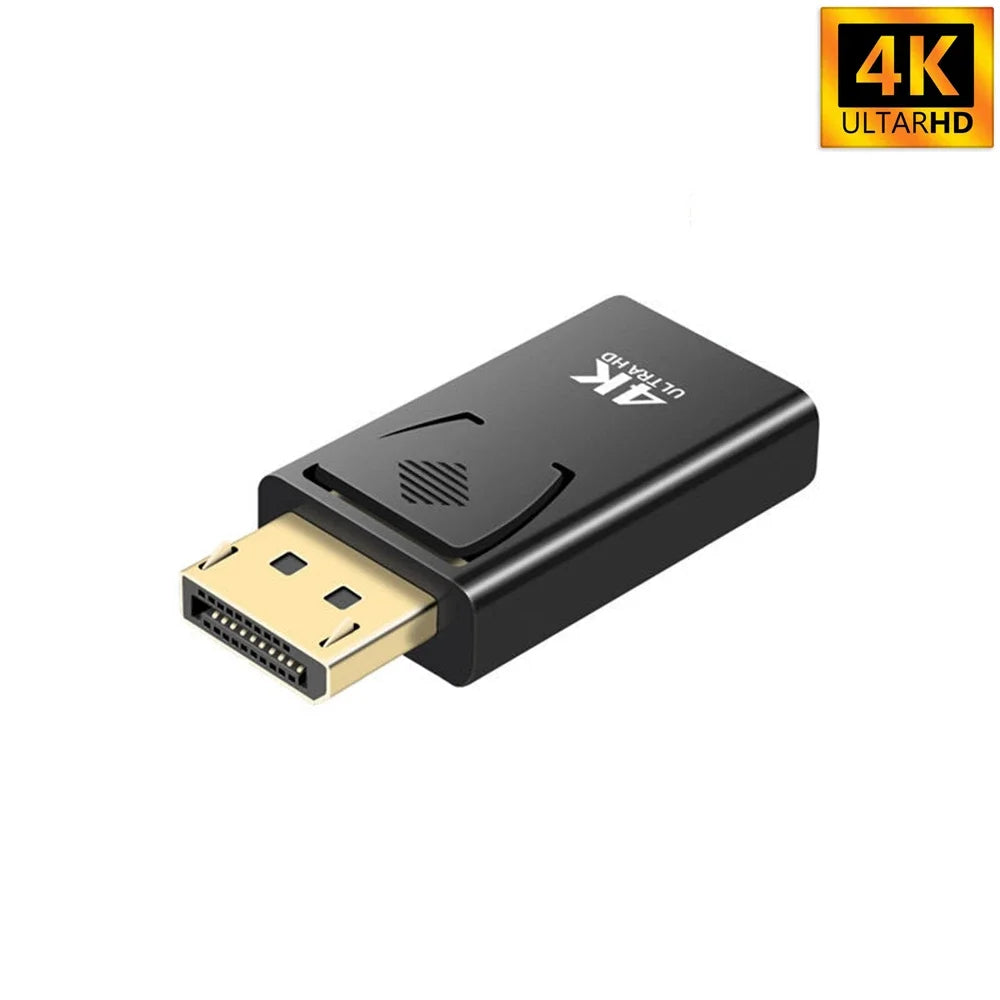 HDMI female to male DisplayPort Converter 4K