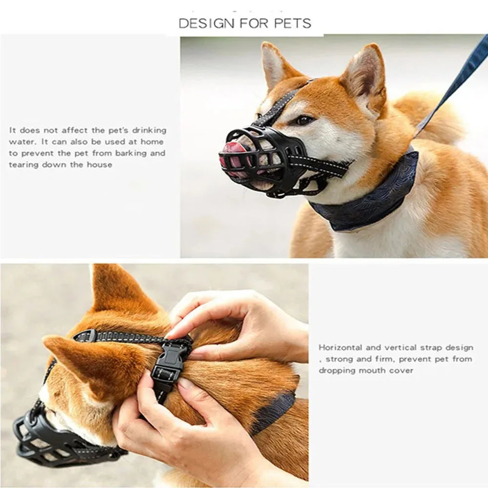 Breathable Anti-Biting Dog Muzzle