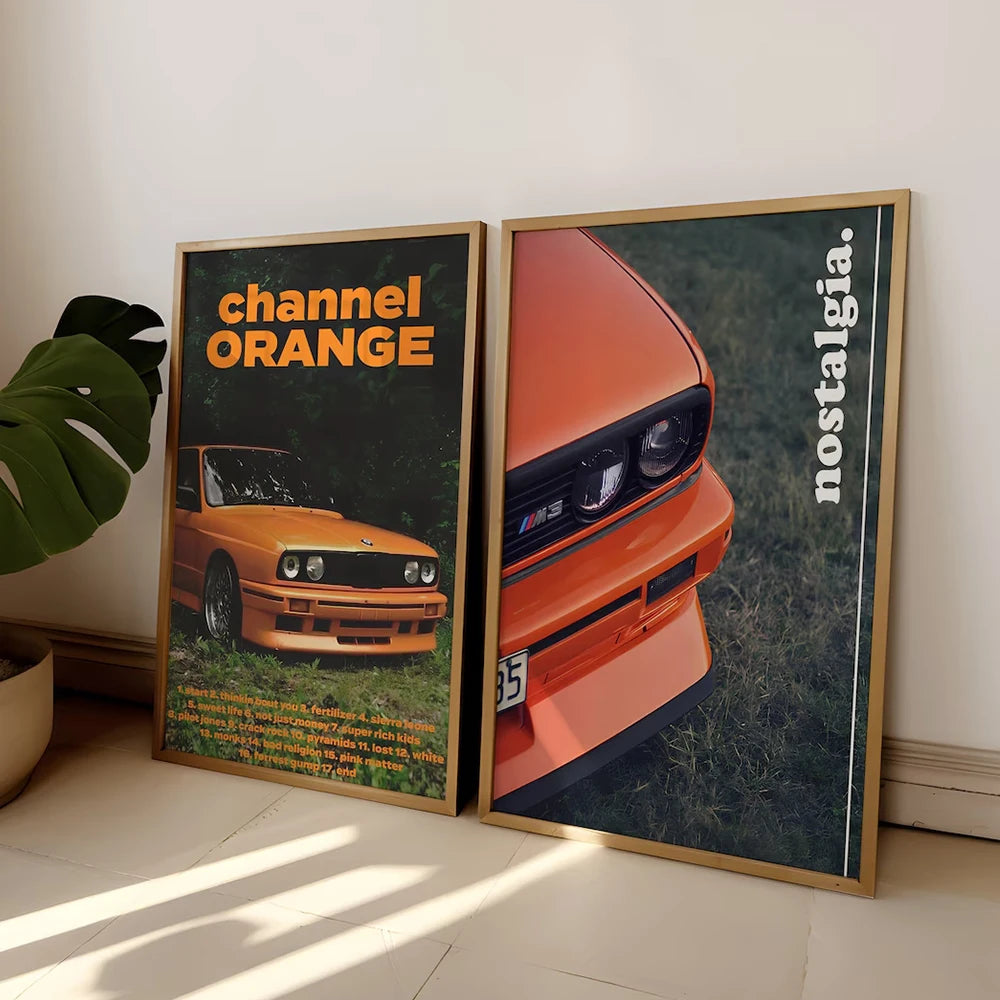Modern Racing Blond Frank Ocean Cars – Rap & Hypebeast Fashion Canvas Wall Art