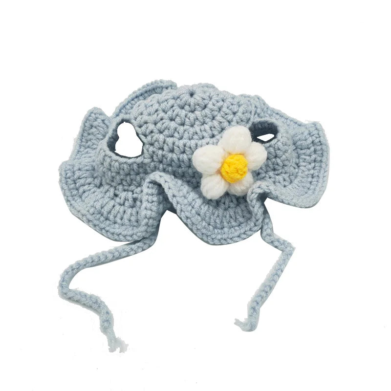 Knitted Pet Hat for Cats & Small Dogs