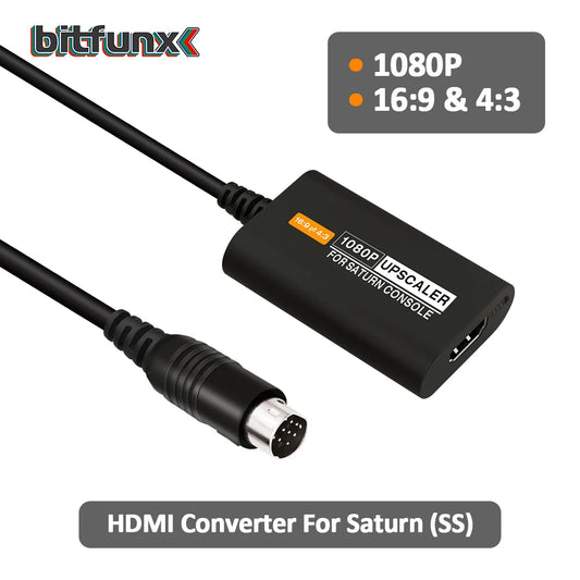 Bitfunx SEGA Saturn HDMI Adapter & Upscaler