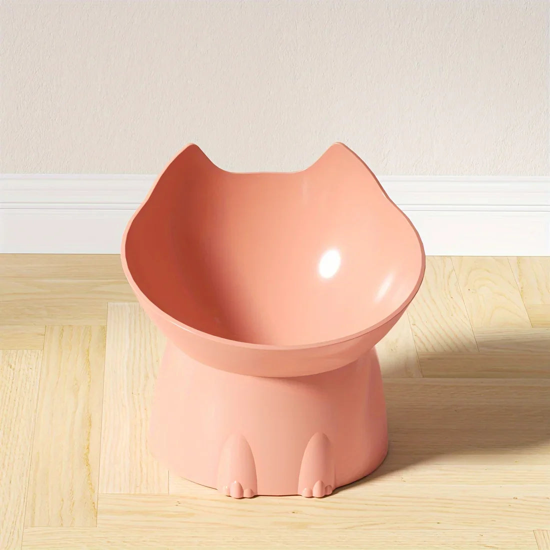 Plastic Raised Pet Feeding Bowl