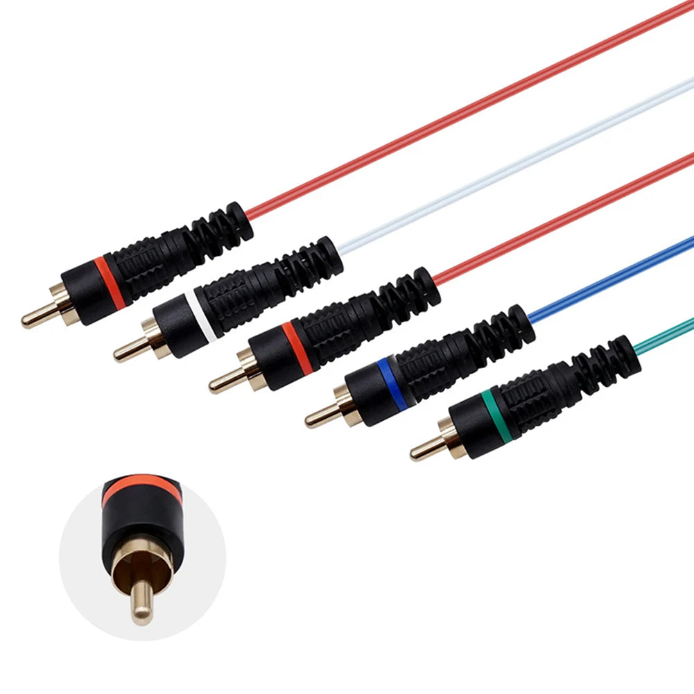 Bitfunx Nintendo Gamecube Component Converter 5RCA YPbPr Cable