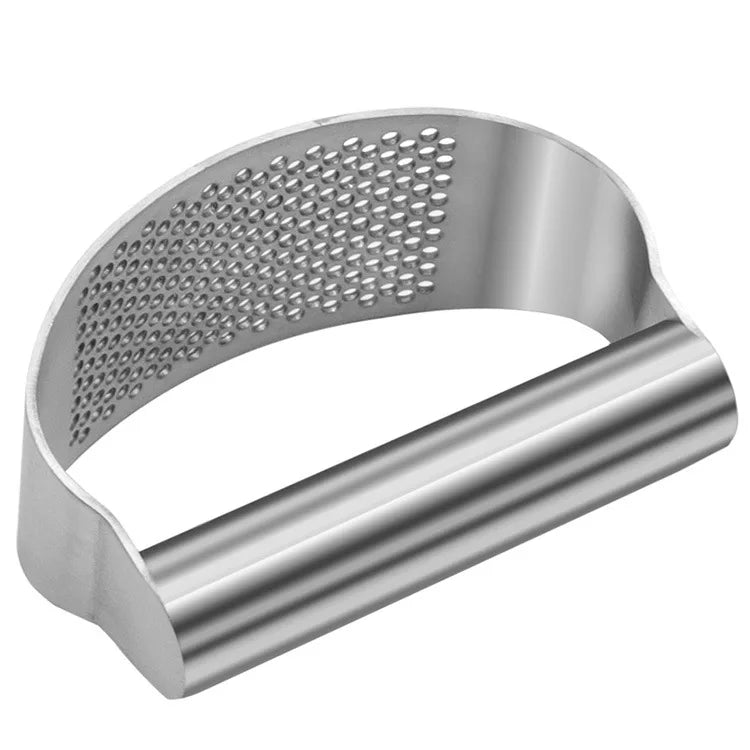 Stainless Steel Garlic Press – Manual Garlic Mincer and Chopper