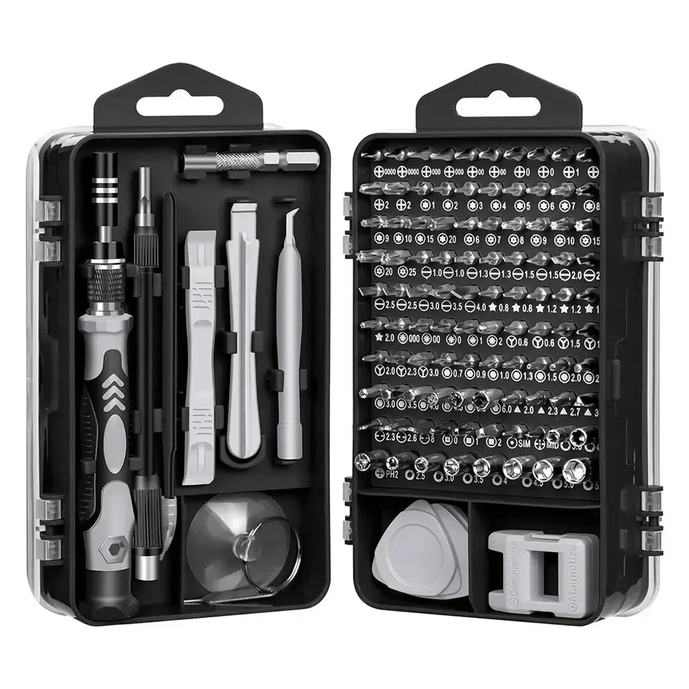 115-in-1 Multi-Purpose Precision Screwdriver Tool Set