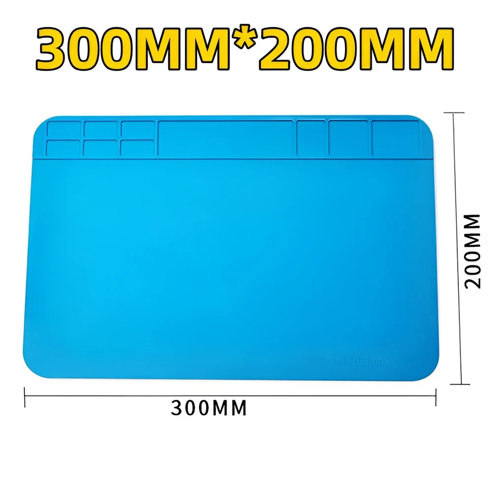Silicone Soldering Mat – ESD Antistatic Heat Insulation Pad for Electronics & Phone Repair