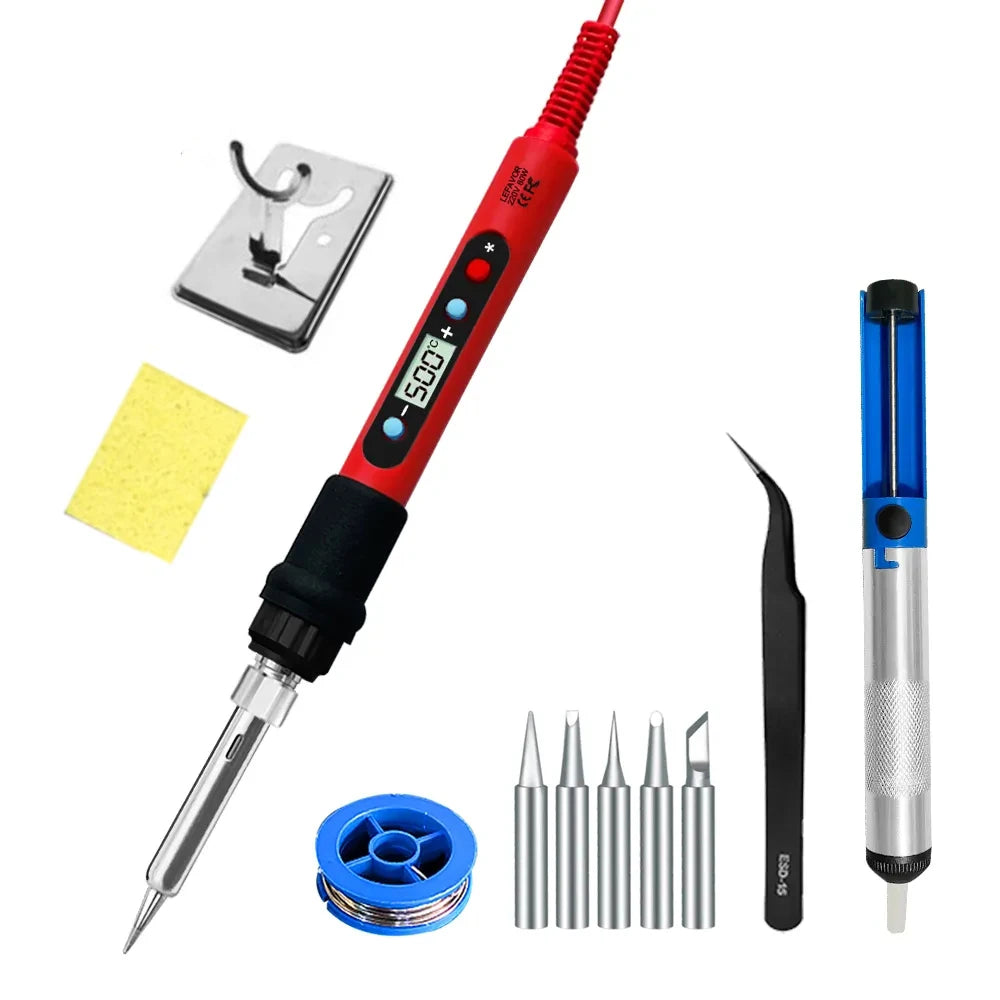 120W LCD Digital Soldering Iron Kit