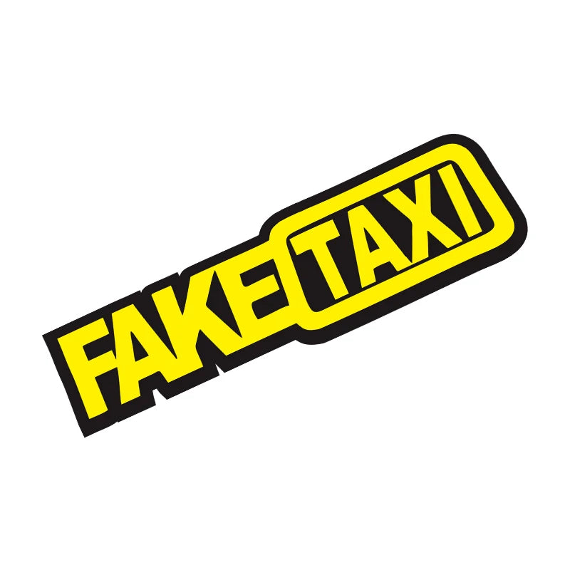 FAKE TAXI Car Sticker