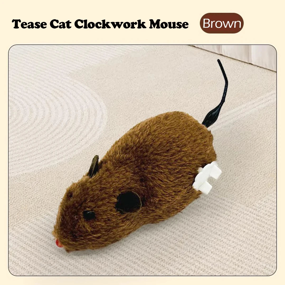 Wind-Up Mouse Toy for Cats