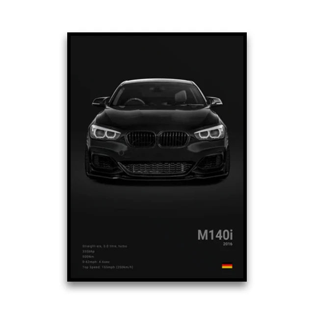 Famous Cars G80 M3C Canvas Poster – Modern Wall Art for Car Enthusiasts