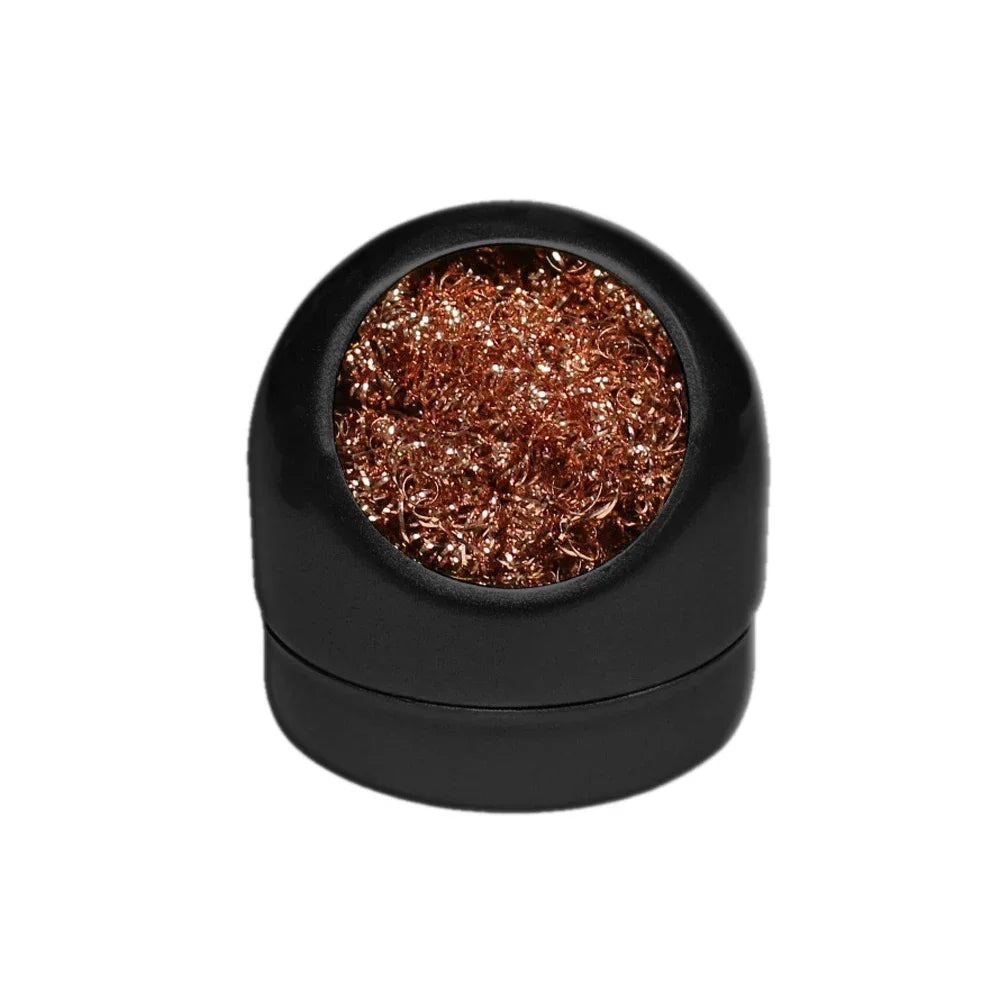 Soldering Iron Tip Cleaner – Steel Wire Ball with Metal Stand