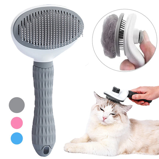Easy-Clean Pet Brush Comb (3 colors)