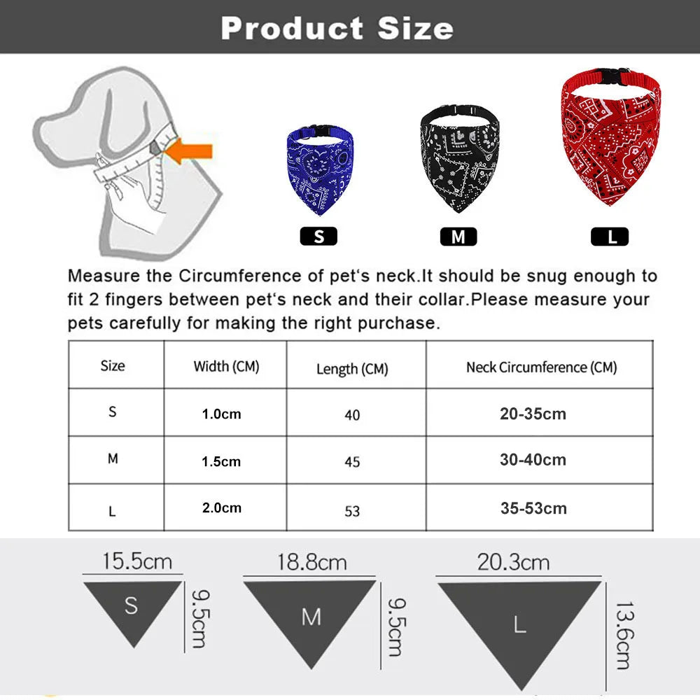 Dog Collar Bandana