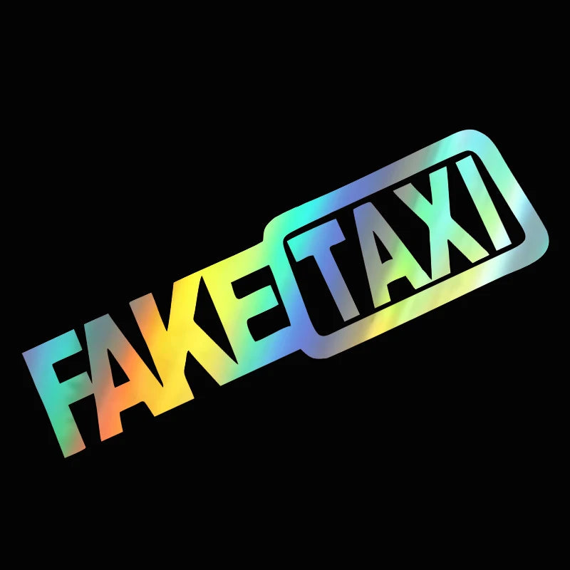 FAKE TAXI Car Sticker