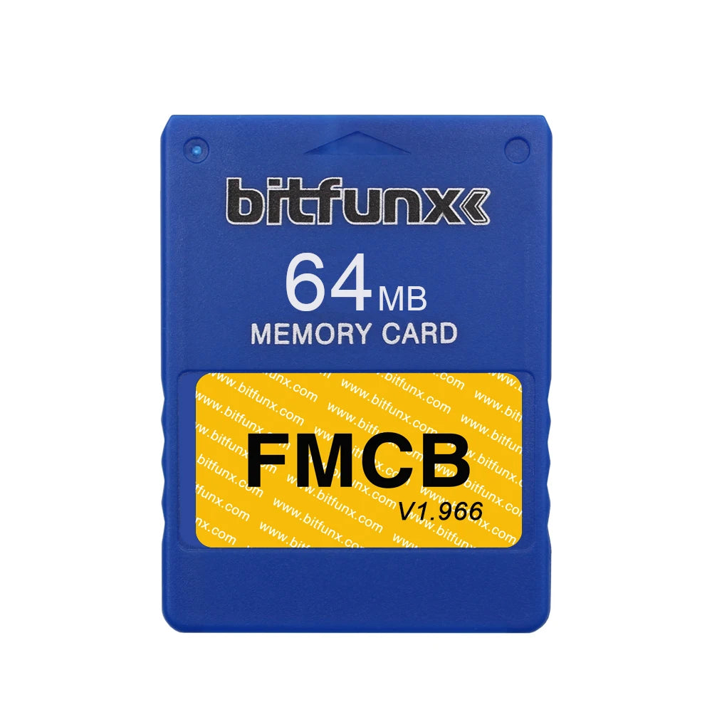 Bitfunx Free McBoot V1.966 PS2 FMCB 8MB/16MB/32MB/64MB Memory Card for Playstation 2