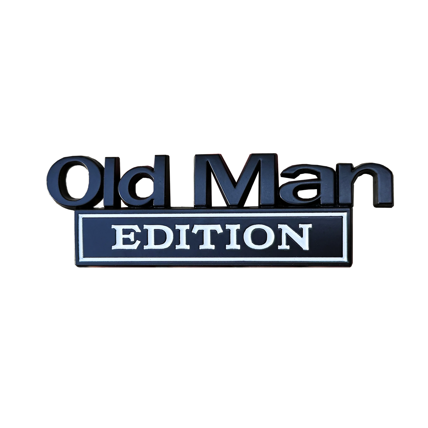 Car 3D Metal Chrome Sticker Emblem – OLD MAN EDITION Badge