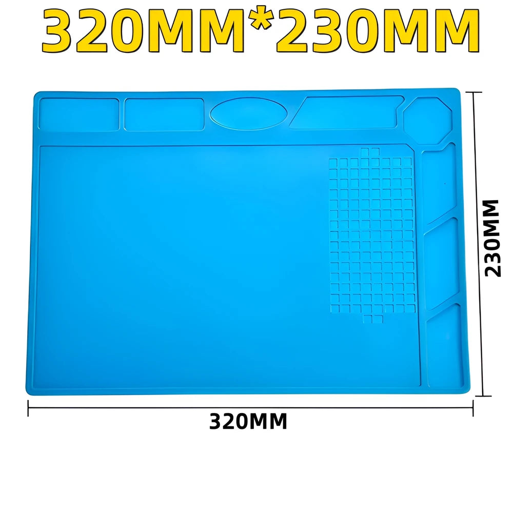 Silicone Soldering Mat – ESD Antistatic Heat Insulation Pad for Electronics & Phone Repair