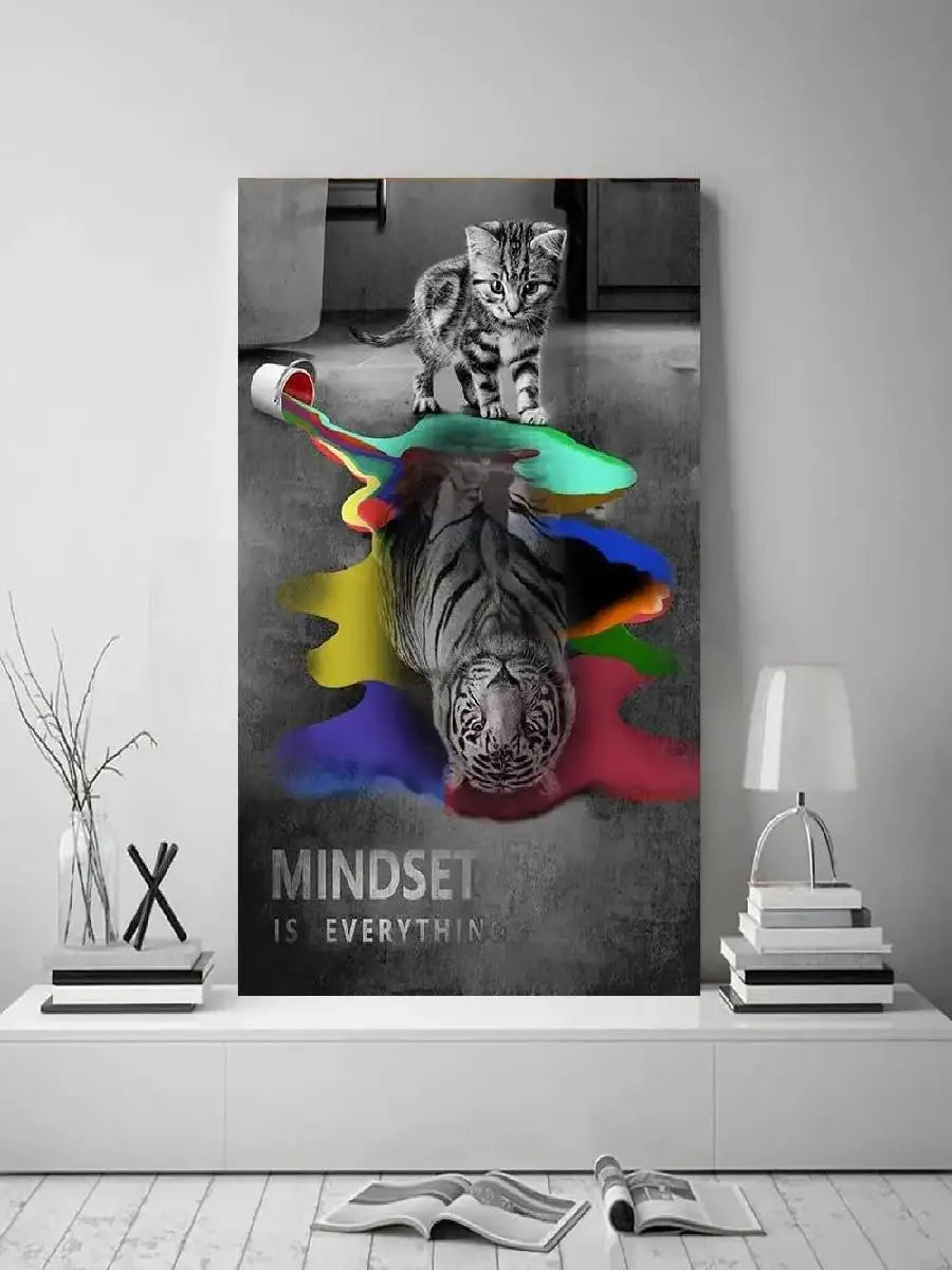 Inspirational Success Quotes Canvas – Motivational Wall Art for Office & Home