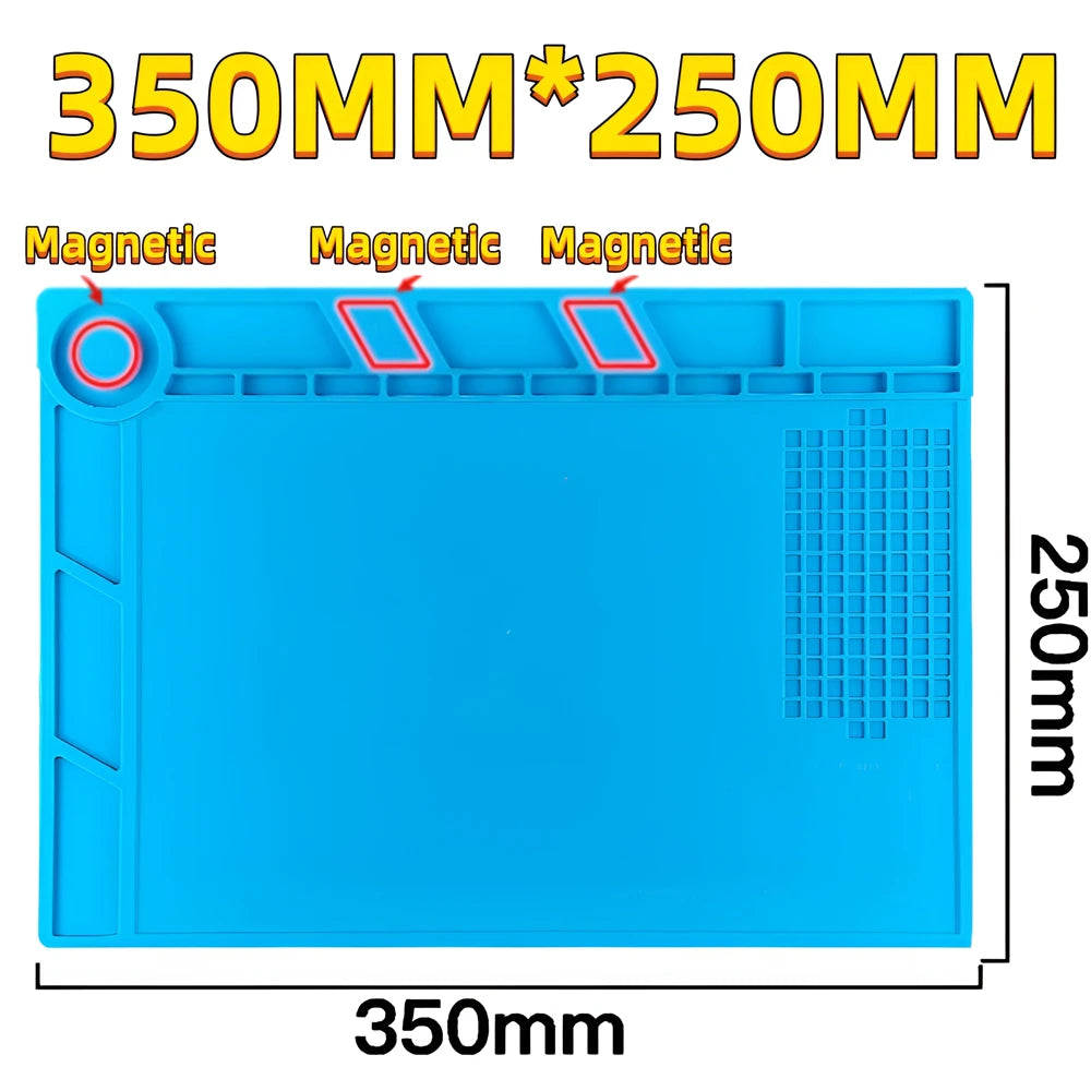 Silicone Soldering Mat – ESD Antistatic Heat Insulation Pad for Electronics & Phone Repair