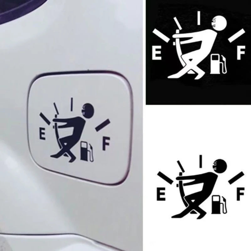 Funny Reflective Fuel Tank Cover Sticker