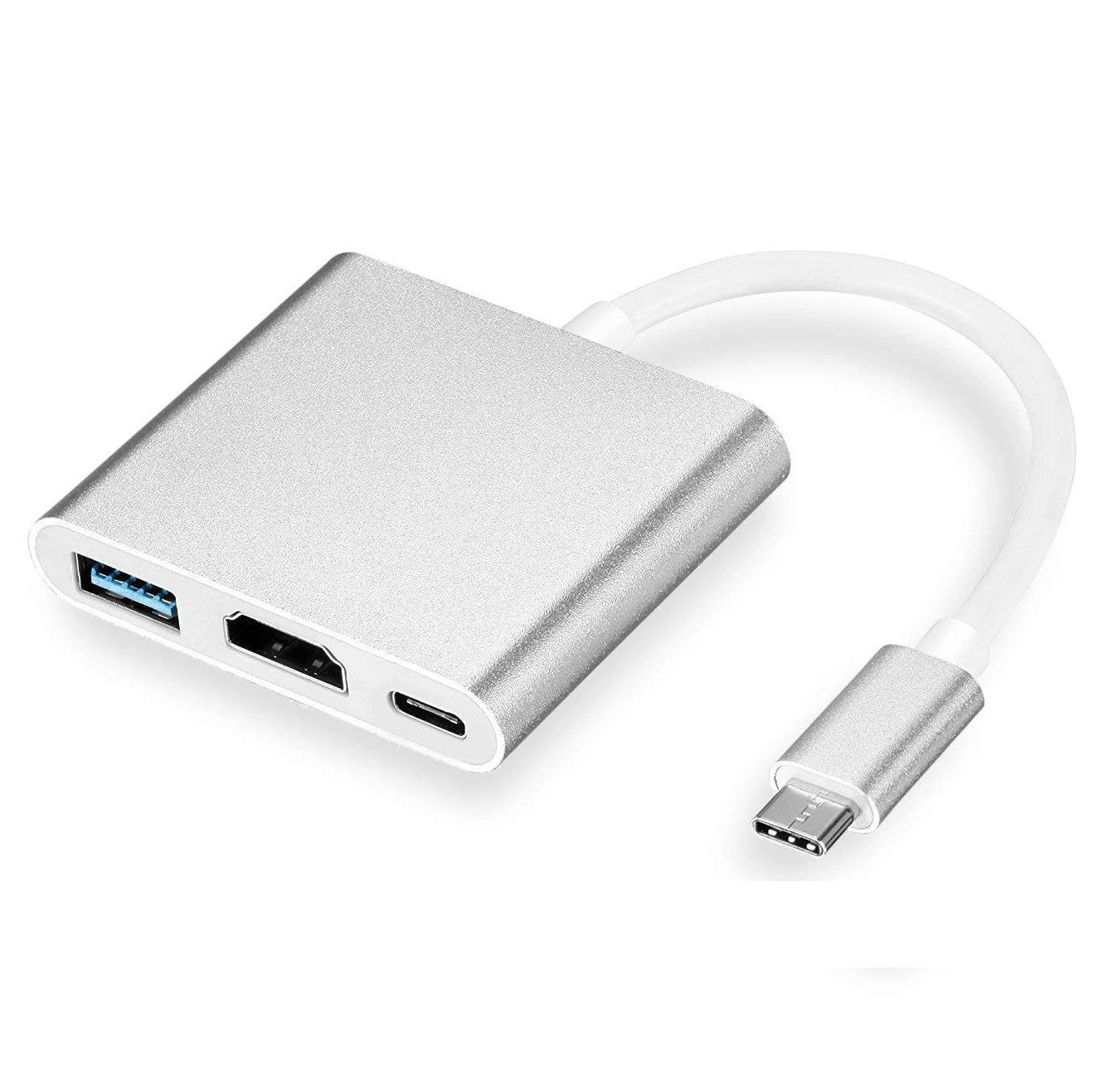 3-in-1 USB-C to HDMI, USB 3.0, and PD Charging Adapter