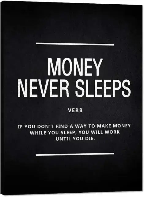 Inspirational Success Quotes Canvas – Motivational Wall Art for Office & Home