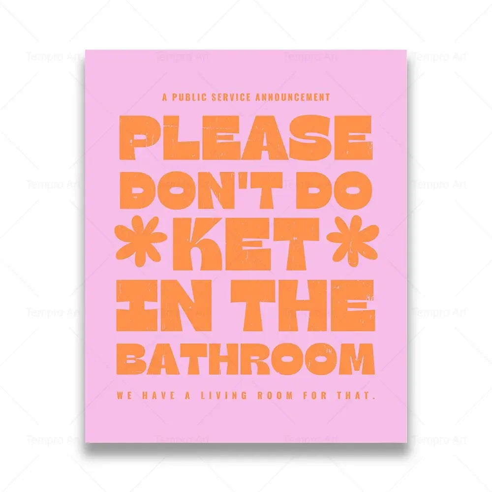 Funny Toilet Canvas Wall Art