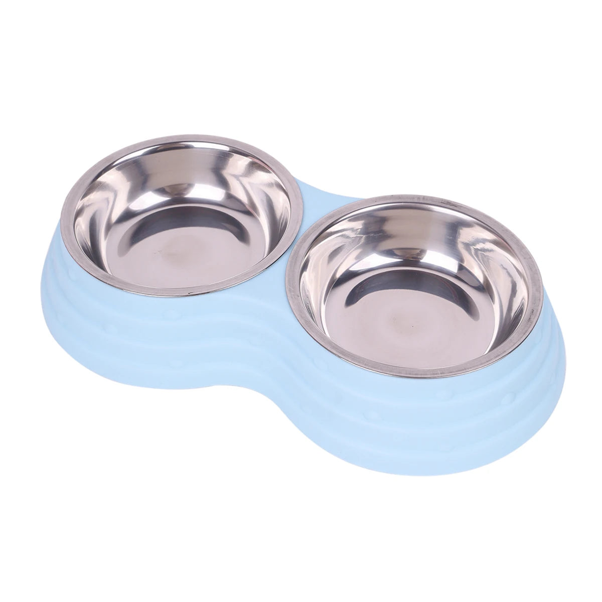 Double Stainless Steel Pet Bowl