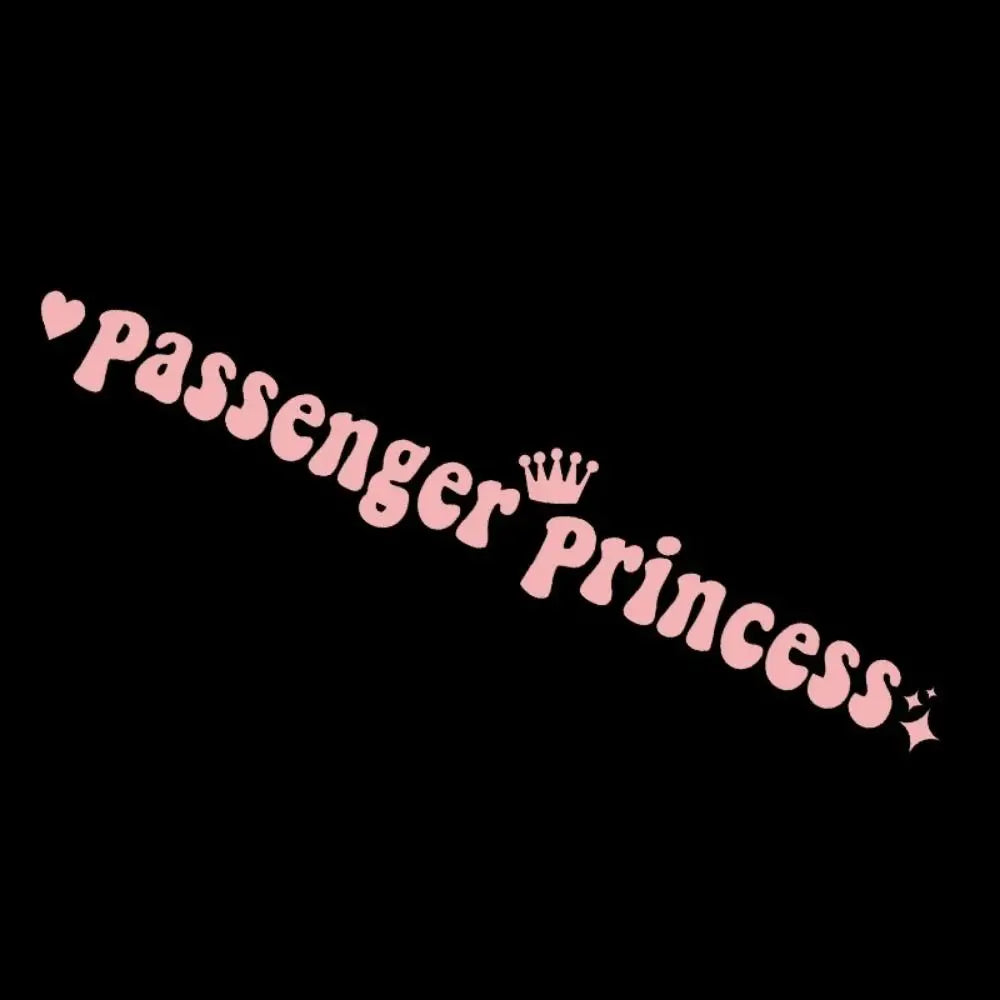 Passenger Princess Car Sticker
