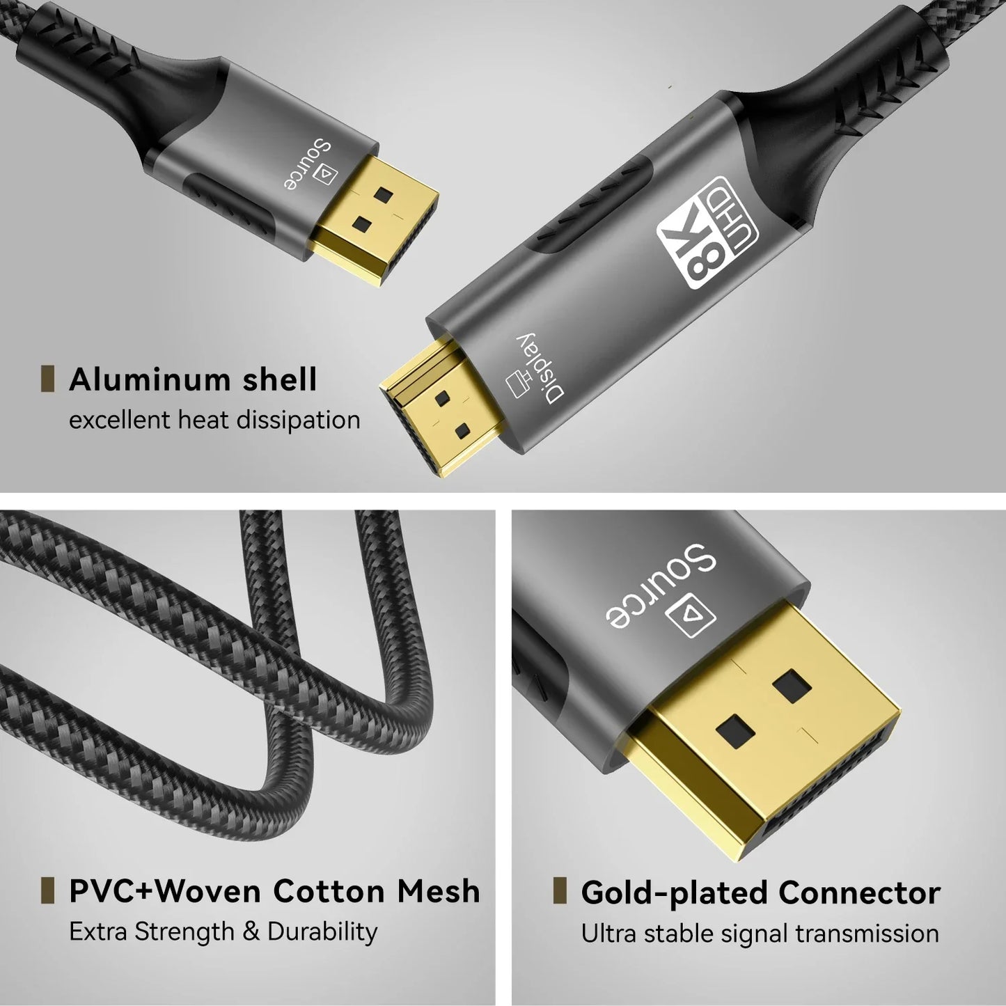 Premium 4K/ 8K DisplayPort to HDMI
