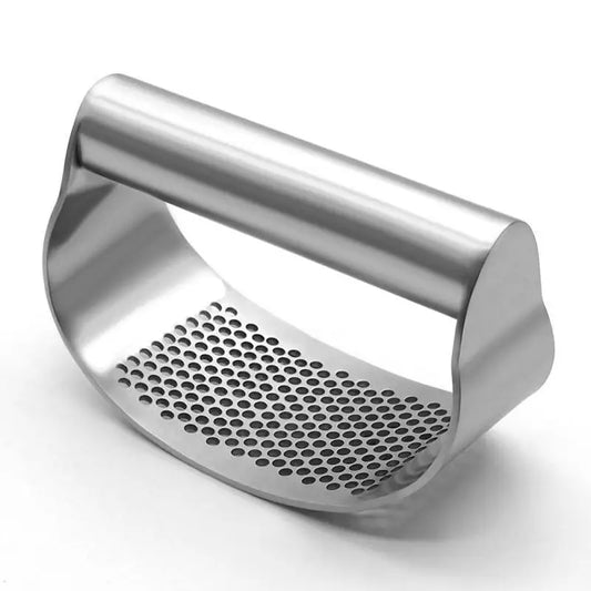 Stainless Steel Garlic Press – Manual Garlic Mincer and Chopper