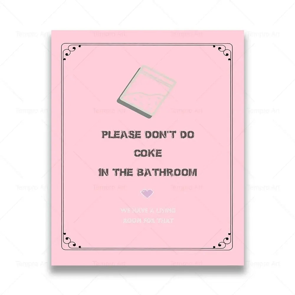 Funny Toilet Canvas Wall Art