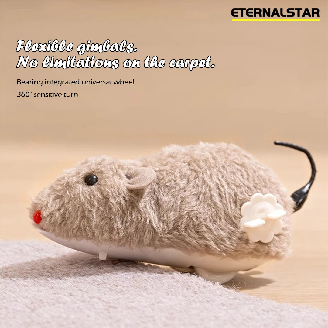 Wind-Up Mouse Toy for Cats