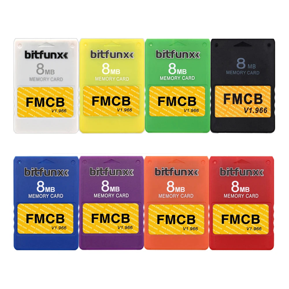 Bitfunx Free McBoot V1.966 PS2 FMCB 8MB/16MB/32MB/64MB Memory Card for Playstation 2