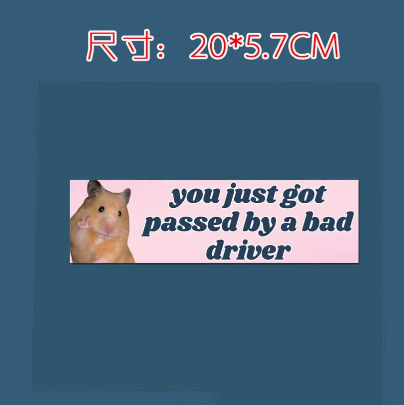 New Driver Safe Driving Sticker – Nervous Crying Bundle (Multiple choice)