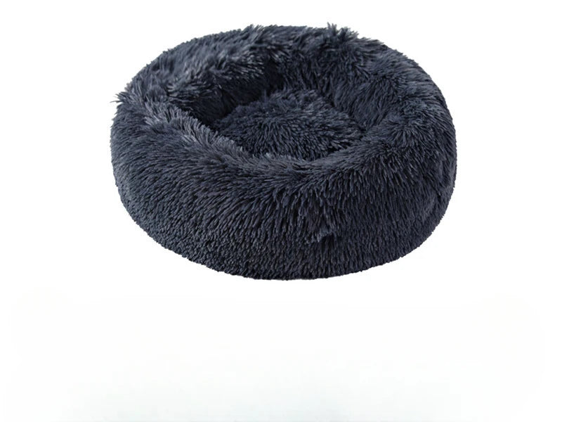 Plush Round Pet Bed