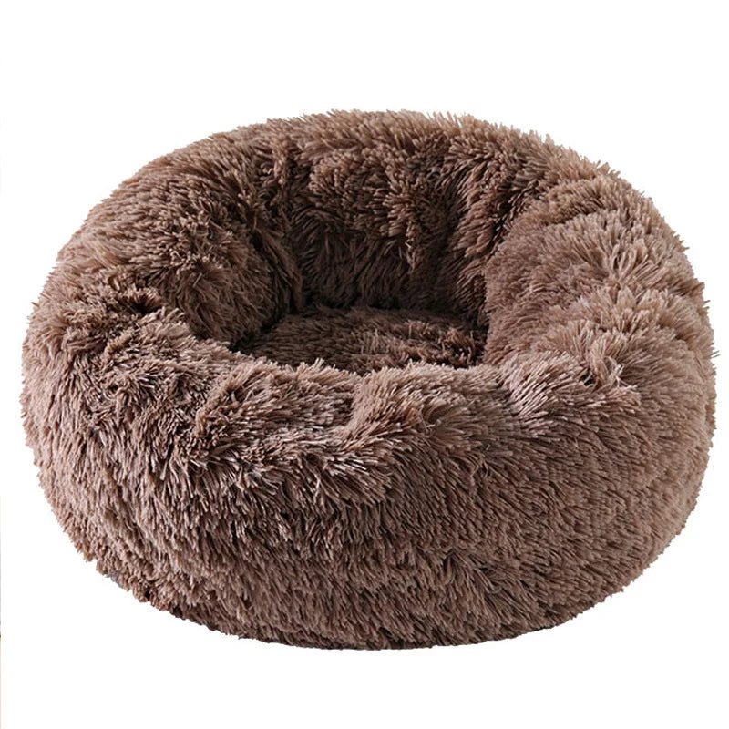 Plush Round Pet Bed