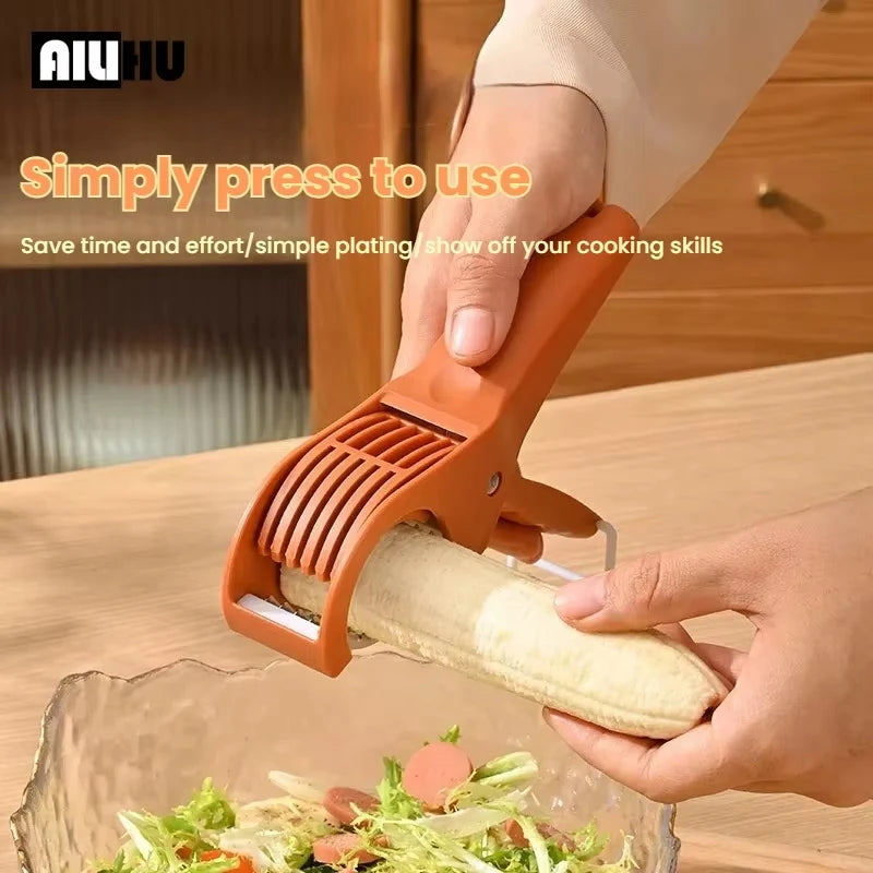HooFun Stainless Steel Vegetable and Fruit Slicer – Multifunctional Kitchen Tool