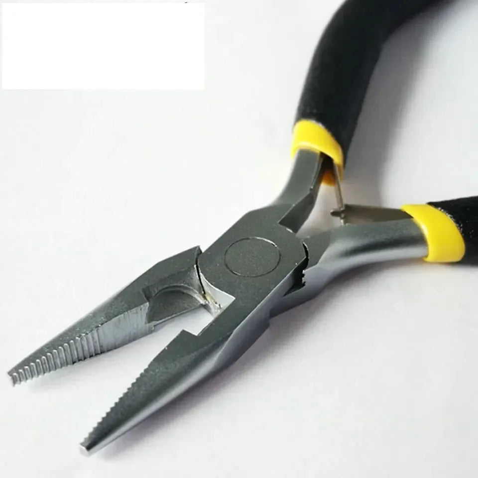 Portable Carbon Steel Jewellery Pliers – Mini Round, Flat &amp; Long Nose Options