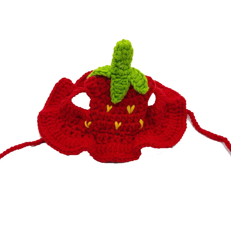 Knitted Pet Hat for Cats & Small Dogs