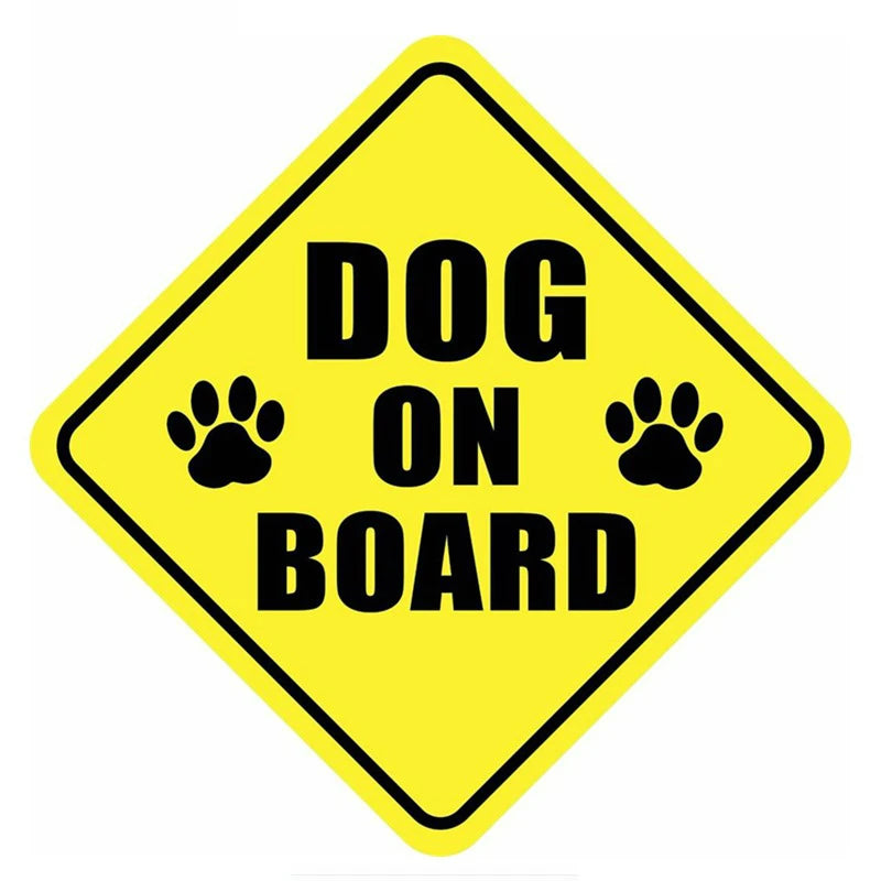 Dog on Board - Reflective Car Sticker